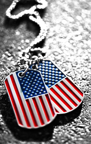 istock American flag dog tags background 1148278508