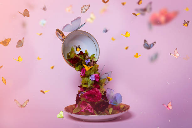 istock Mother's day flowers and butterflies 1148281436