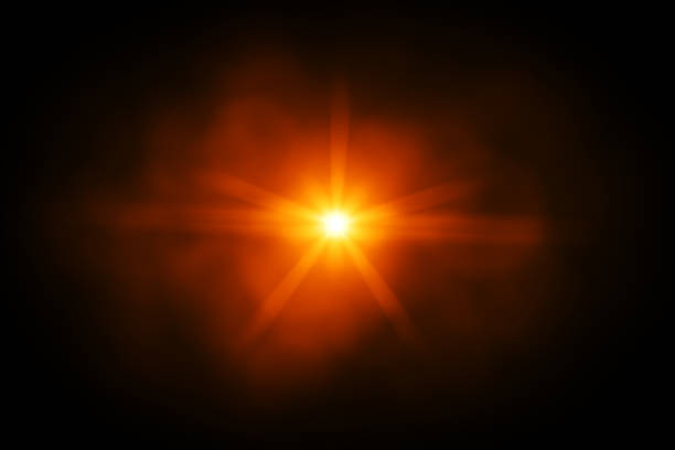 istock Lens Flare on black background 1148292397