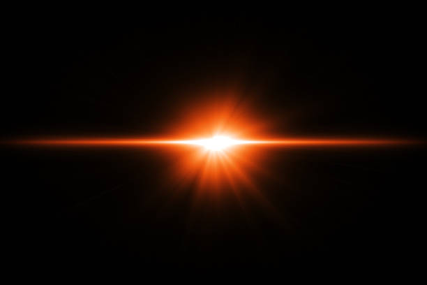 istock Lens Flare on black background 1148292408