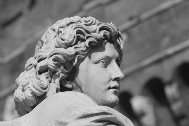 istock Angel marble sculpture on the Ponte Sant'Angelo, Rome, Italy 1148293209