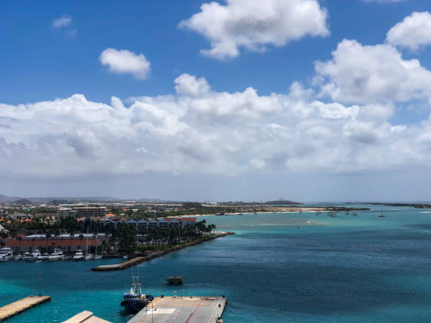 istock Beautiful turquoise water along the Aruba coastline 1148293869