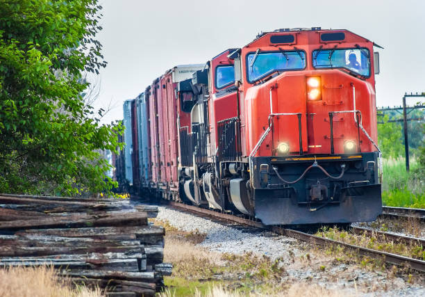 istock Colorful Train Locomotives 1148300499