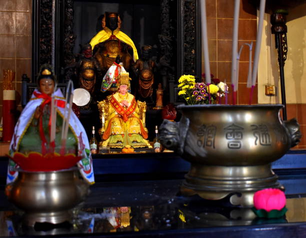 istock Statues inside Cheng Hoon Teng buddhist temple in Malacca 1148302675