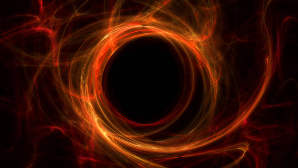 Black Hole Illustration of a black hole. magnetic field photos stock pictures, royalty-free photos & images