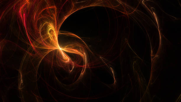 Black Hole Illustration of a black hole. magnetic field photos stock pictures, royalty-free photos & images