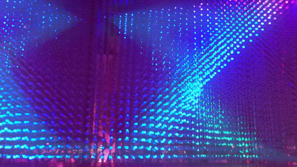 istock Blurred of colorful light at night background 1148317332