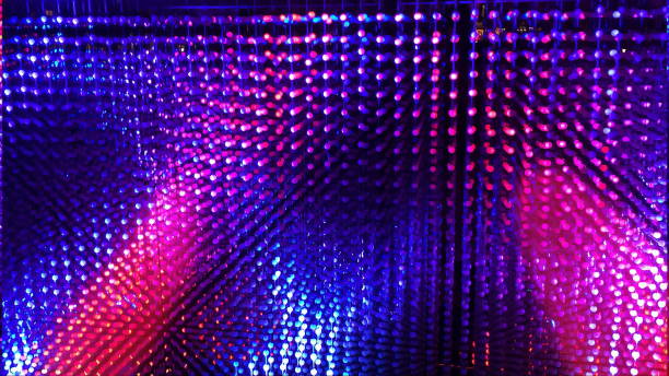 istock Blurred of colorful light at night background 1148317333