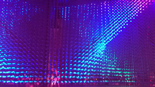 istock Blurred of colorful light at night background 1148317339
