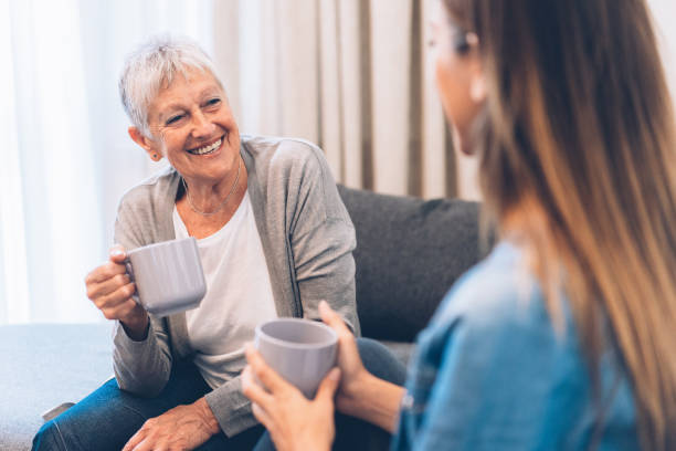 istock Senior woman with her daughter 1148336517