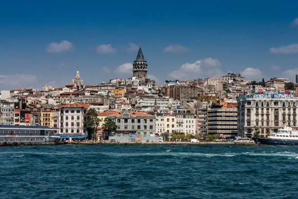 The Galata Bridge is a bridge that spans the Golden Horn in Istanbul