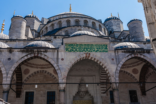 The Blue Mosque, as it is popularly known, was constructed between 1609 and 1616 during the rule of Ahmed I. Its Külliye contains Ahmed's tomb, a madrasah and a hospice.