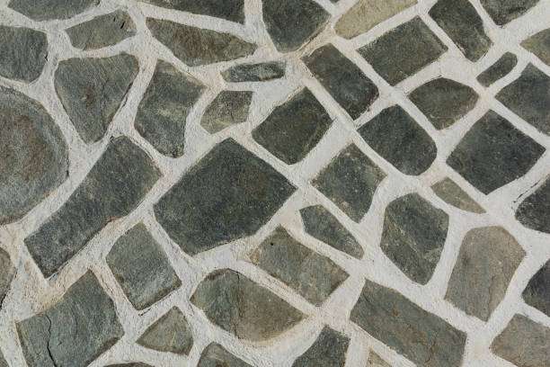 istock Stone floor with white seams. Abstraction. 1148346657