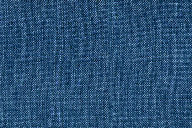 Blue denim fabric seamless texture Close up shot of colored sofa fabric texture polyester photos stock pictures, royalty-free photos & images