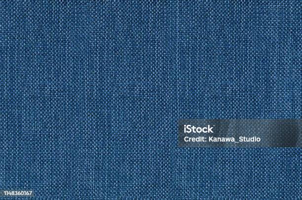 Blue Denim Fabric Seamless Texture Stock Photo - Download Image Now - Textile, Textured, Textured Effect