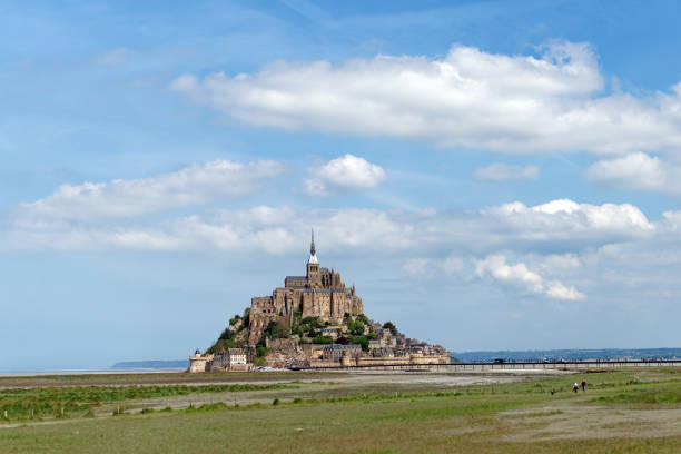 istock Mont Saint Michel in Normandy coast 1148363712