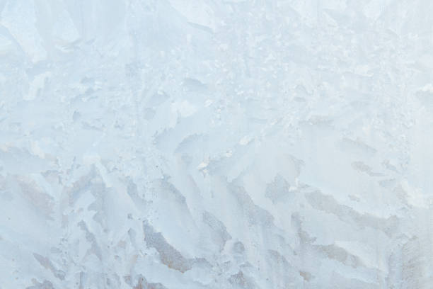 istock Frosty patterns on a frozen ice box in the early morning 1148364758