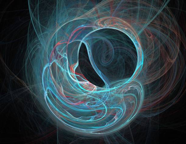 istock image of one Digital Fractal on Black Color 1148365728