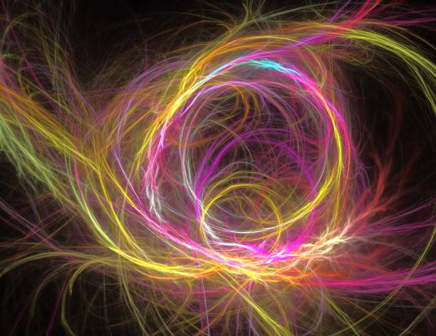 istock image of one Digital Fractal on Black Color 1148365785