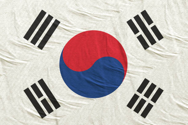 istock 3d rendering of South Korea flag 1148366190