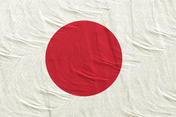 Photo of 3d rendering of Japan flag