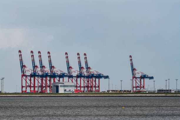 istock Container port by the North Sea 1148368516