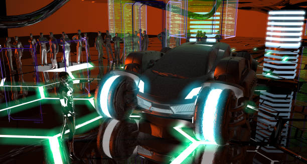 istock Automobile Show of The Future 1148369051