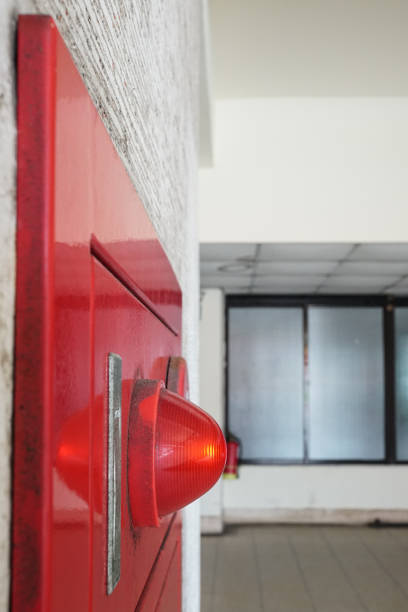 istock Alarm bells and warning lights for avoiding fire. vertical photo 1148372881