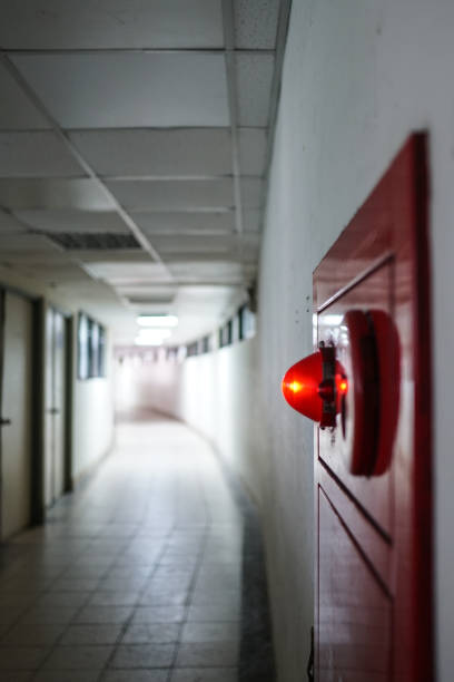 istock Alarm bells and warning lights for avoiding fire. vertical photo 1148373005