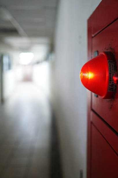 istock Alarm bells and warning lights for avoiding fire. vertical photo 1148373369