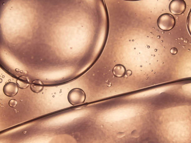 istock Golden metal bubbles abstract decoration 1148376532