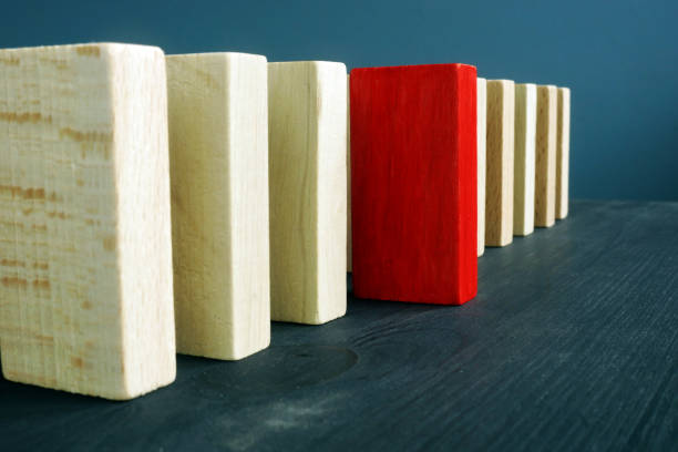 istock Stand out from the crowd and individuality concept. 1148380134
