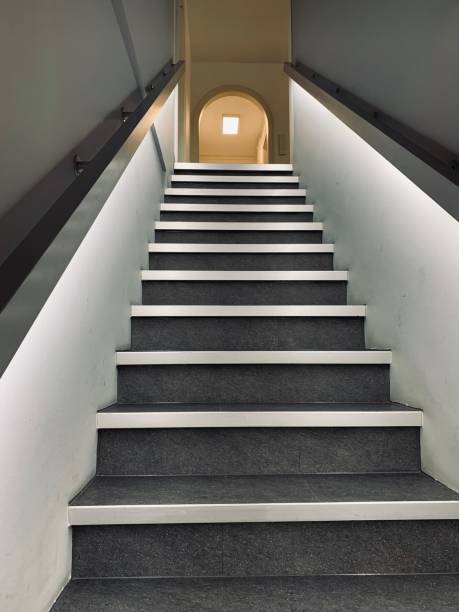 istock Staircase indoor going up to the light 1148381530
