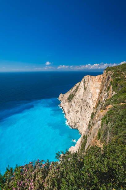 istock Cliffs above clear turquoise waters of Shipwreck Cove 1148383463