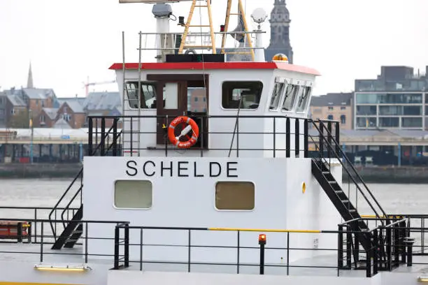 Photo of the schelde ferry antwerp belgium
