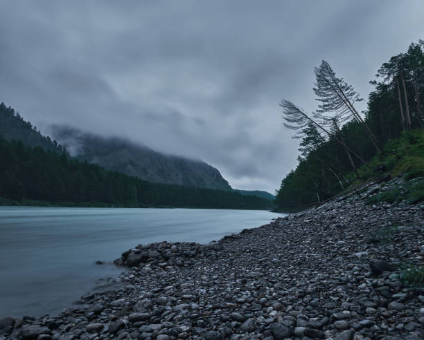 istock Morning landscape on the river. 1148389092