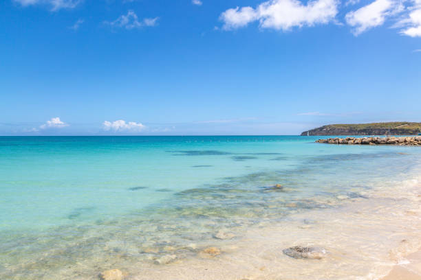 istock Looking out to Sea from a Beach in Antigua 1148389321