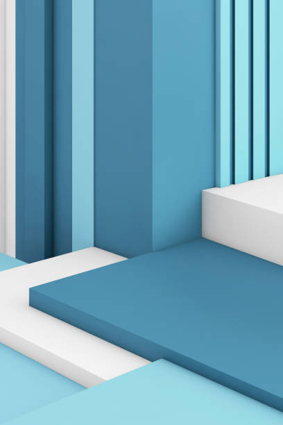 istock Abstract geometric composition with vibrant colors 1148390689