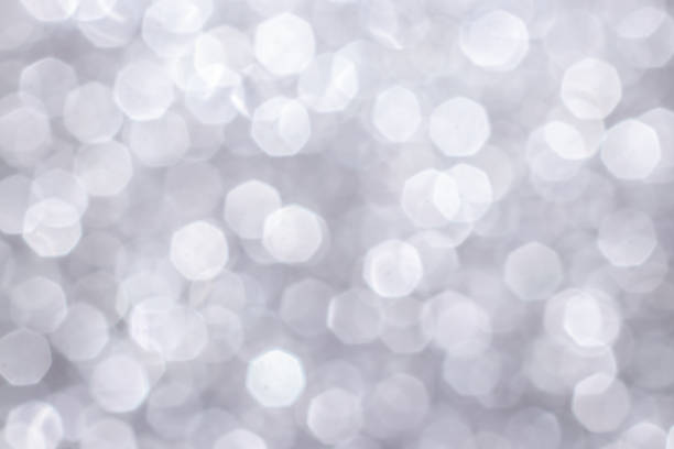 istock Silver glitter festive background with bokeh lights. Celebration concept for Holidays and anniversary 1148392522