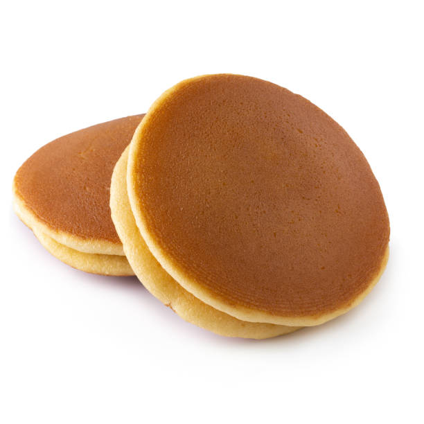istock Dorayaki is japanese pancakes isolated on white background. 1148397576