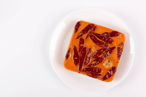 hotpot seasoning on a white background
