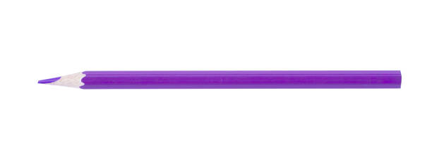 istock Purple pencil isolated on white background 1148414806