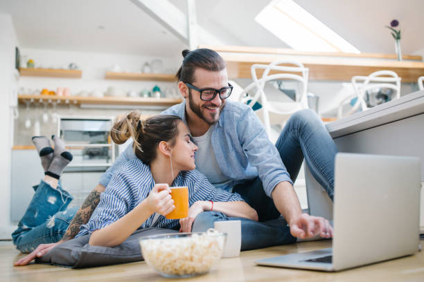 istock Couple watching movie 1148416649