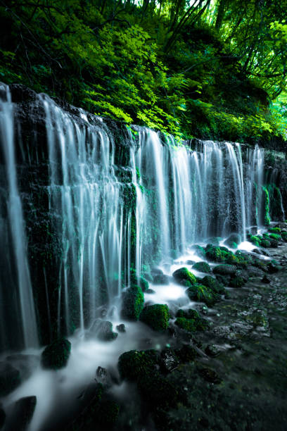 istock Waterfall in Karuizawa, Japan 1148418567