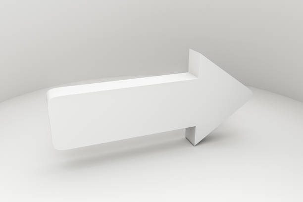 istock 3d rendering, 3d model of arrow, the concept of development and direction. 1148419468