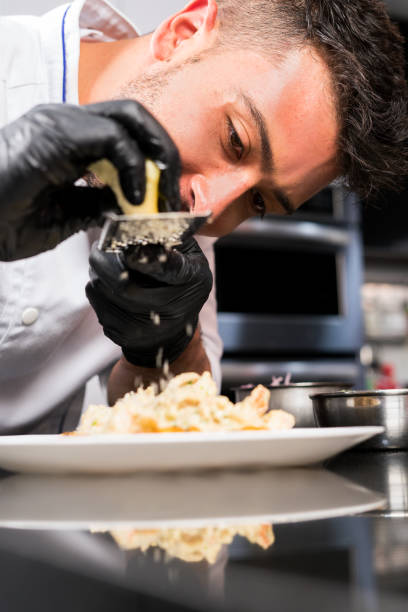 istock Chef man cooking a traditional meal 1148419547