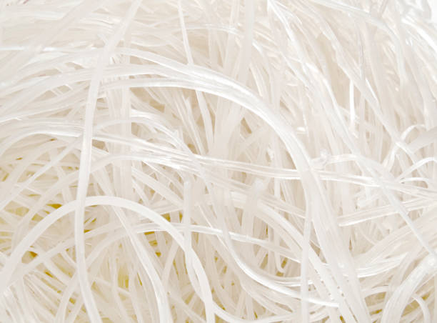 istock Raw white rice noodles close up full frame 1148422800