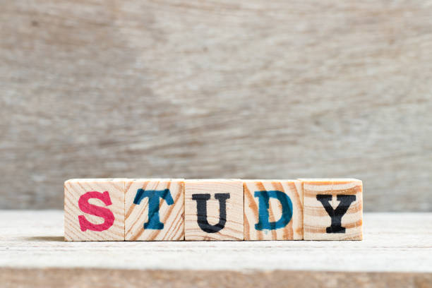 istock Letter block in word study on wood background 1148424232