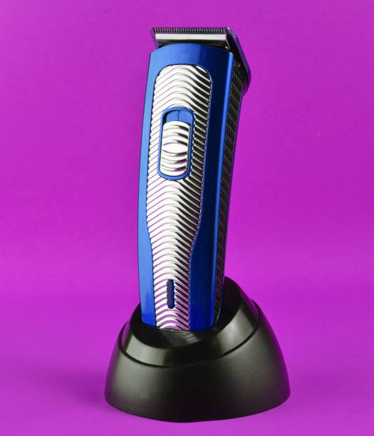 Wireless clipper stands on a charging station