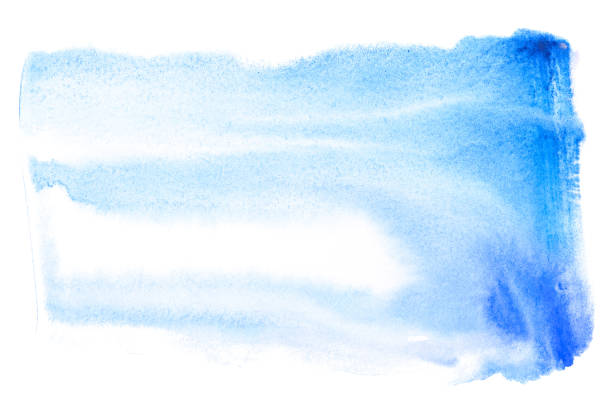 istock watercolor rectangle stain blue on white background isolated 1148426597